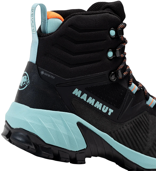 Ботинки женские Mammut Sapuen High Gtx Black/Dark Frosty - Фото 7 большая