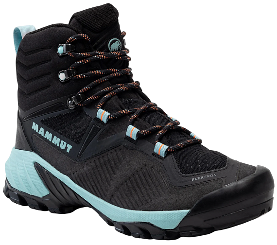 Ботинки женские Mammut Sapuen High Gtx Black/Dark Frosty - Фото 8 большая