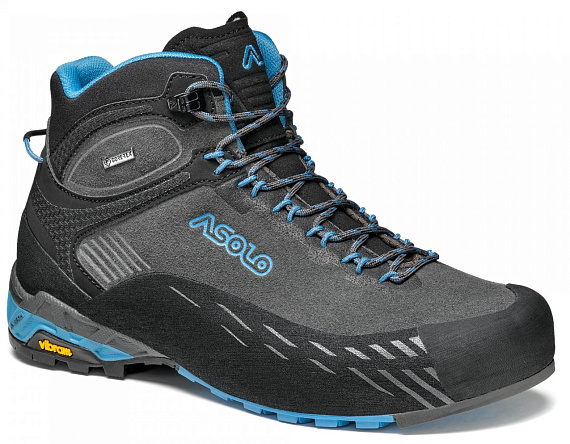 Ботинки женские Asolo Eldo Mid Lth GV ML Graphite/Blue Moon - Фото 2 большая