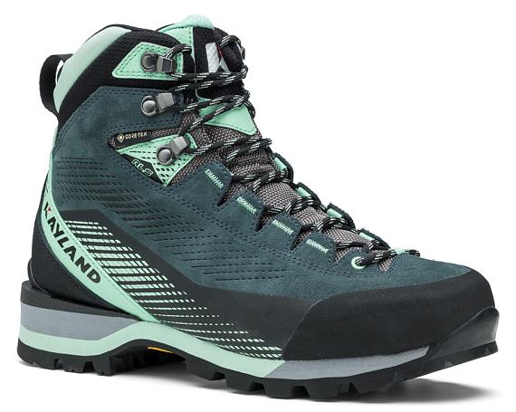 Ботинки женские Kayland Grand Tour Gtx Grey/Light Green - Фото 2 большая