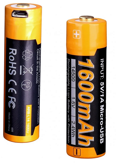 Аккумулятор Fenix Li-ion ARB-L14-1600U 14500 - Фото 2 большая