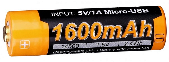 Аккумулятор Fenix Li-ion ARB-L14-1600U 14500 - Фото 3 большая