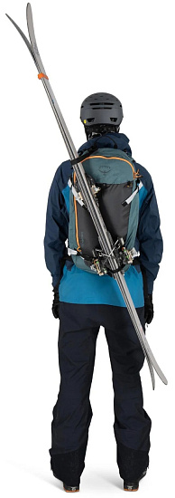Рюкзак Osprey Soelden 25 Cascade Blue/Raven Black - Фото 8 большая