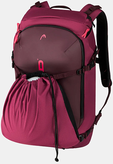 Рюкзак женский Head Women Backpack Burgundy - Фото 3 большая