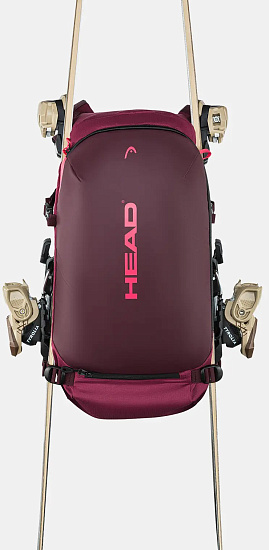 Рюкзак женский Head Women Backpack Burgundy - Фото 6 большая