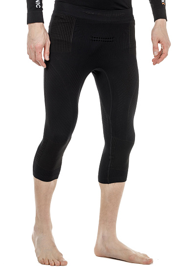 Кальсоны мужские X-Bionic Energy Accumulator 4.0 3/4 Black/Black - Фото 3 большая