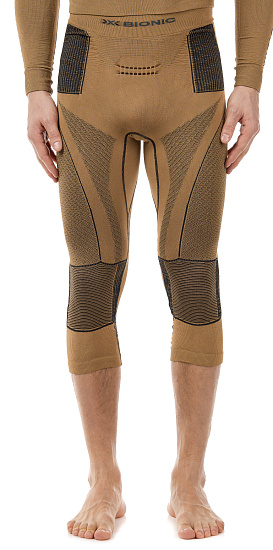 Кальсоны мужские X-Bionic Radiactor 4.0 3/4 Gold/Black - Фото 4 большая