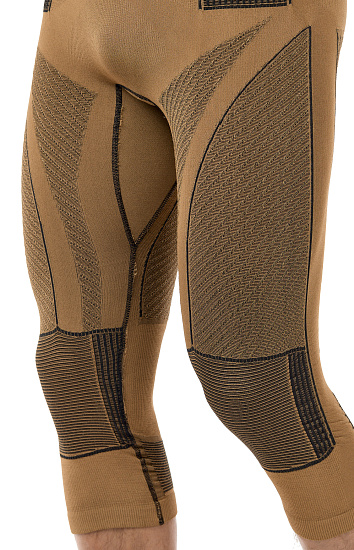 Кальсоны мужские X-Bionic Radiactor 4.0 3/4 Gold/Black - Фото 7 большая