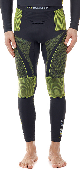 Кальсоны мужские X-Bionic Energy Accumulator 4.0 Charcoal/Yellow - Фото 4 большая