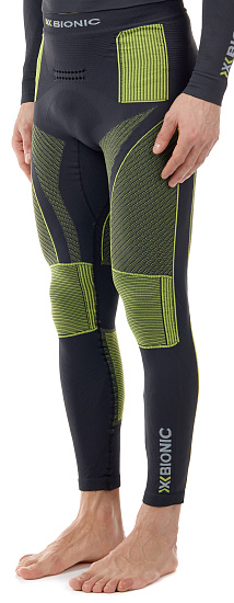 Кальсоны мужские X-Bionic Energy Accumulator 4.0 Charcoal/Yellow - Фото 6 большая