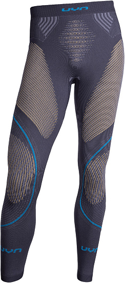 Кальсоны мужские UYN Evolutyon Uw Long Charcoal/Gold/Atlantic - Фото 1 большая