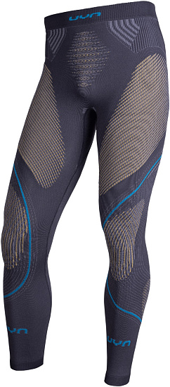 Кальсоны мужские UYN Evolutyon Uw Long Charcoal/Gold/Atlantic - Фото 3 большая