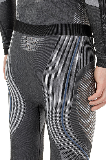 Кальсоны мужские UYN Evolutyon Uw Long Melange Anthracite Melange/Nude/Avio - Фото 6 большая