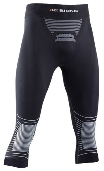 Кальсоны мужские X-Bionic Energizer 4.0 3/4 Opal Black/Arctic White - Фото 1 большая