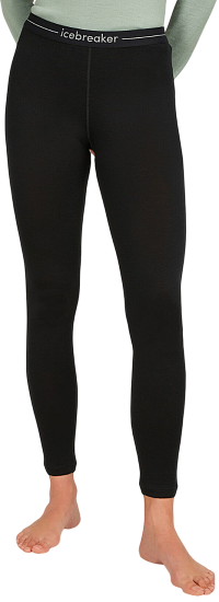 Кальсоны женские Icebreaker 260 Tech Leggings Black - Фото 2 большая