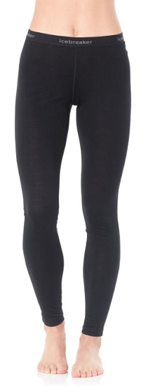 Кальсоны женские Icebreaker 200 Oasis Leggings Black - Фото 2 большая