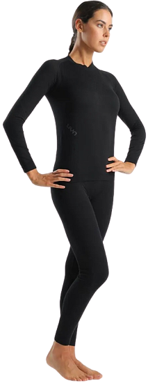 Кальсоны женские UYN Fusyon Biotech Uw Long Black - Фото 5 большая