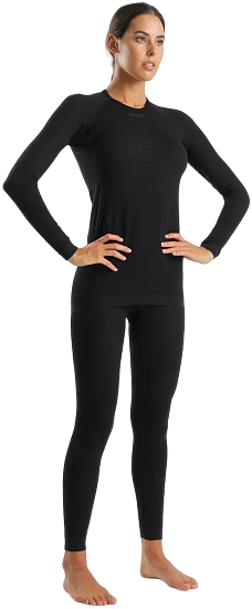 Кальсоны женские UYN Energyon Biotech Uw Long Black - Фото 4 большая