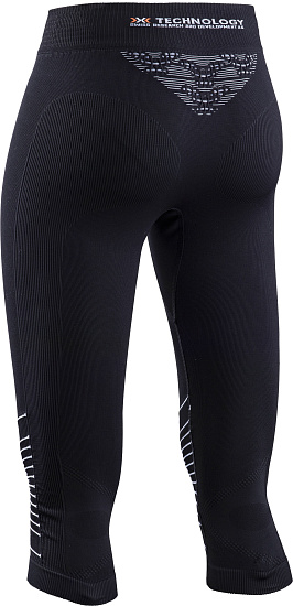 Кальсоны женские X-Bionic Energizer 4.0 3/4 Opal Black/Arctic White - Фото 2 большая