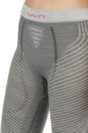 Кальсоны женские UYN 3/4 Underwear Fusyon Uw Medium Anthracite/Purple/Pink - Фото 5 большая