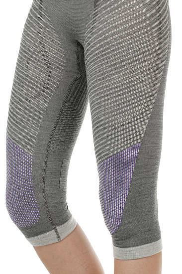 Кальсоны женские UYN 3/4 Underwear Fusyon Uw Medium Anthracite/Purple/Pink - Фото 6 большая