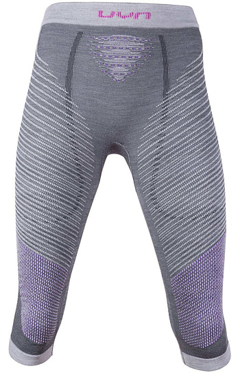 Кальсоны женские UYN 3/4 Underwear Fusyon Uw Medium Anthracite/Purple/Pink - Фото 1 большая