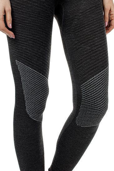 Кальсоны женские UYN Fusyon Cashmere Uw Long Grey Stone/Pearl - Фото 6 большая