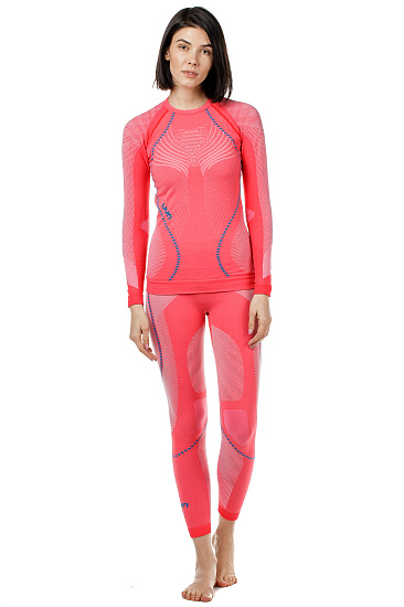 Кальсоны женские UYN Ambityon Uw Long Geranium/Pearl Grey/Atlantic - Фото 4 большая