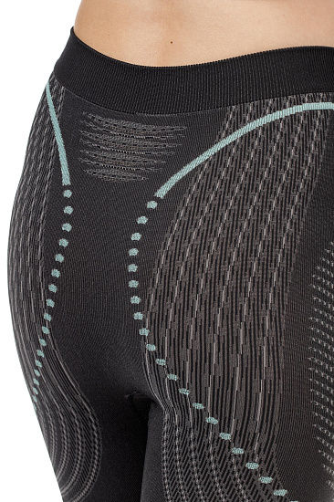 Кальсоны женские UYN Evolutyon Uw Long Charcoal/Anthracite/Aqua - Фото 6 большая