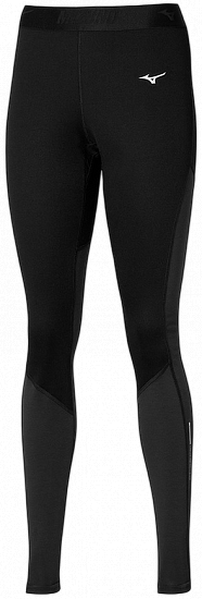 Тайтсы женские Mizuno Merino Wool Long Tight Black - Фото 1 большая