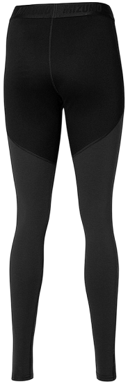 Тайтсы женские Mizuno Merino Wool Long Tight Black - Фото 2 большая