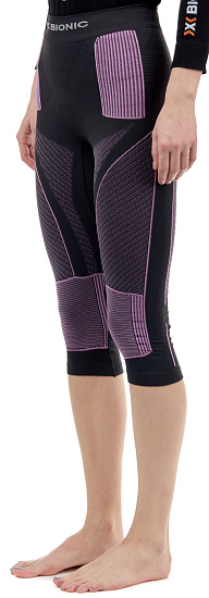 Кальсоны женские X-Bionic Energy Accumulator 4.0 3/4 Charcoal/Magnolia - Фото 4 большая