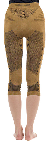 Кальсоны женские X-Bionic Radiactor 4.0 3/4 Gold/Black - Фото 5 большая