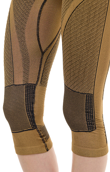 Кальсоны женские X-Bionic Radiactor 4.0 3/4 Gold/Black - Фото 6 большая