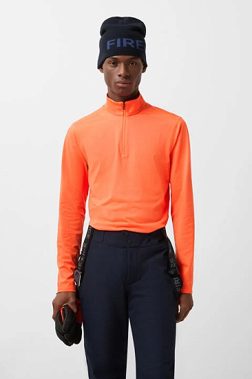 Лонгслив мужской Bogner Fire+Ice Pascal Neon Orange - Фото 3 большая