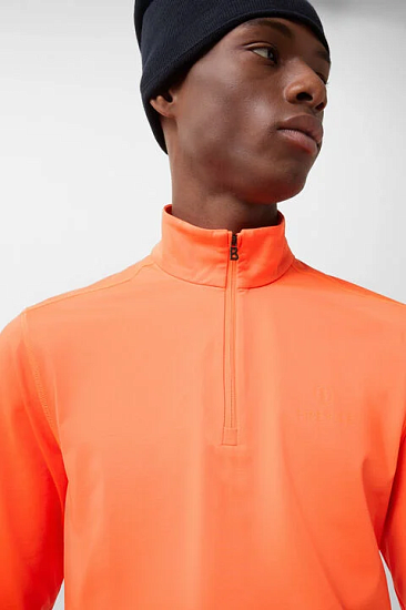 Лонгслив мужской Bogner Fire+Ice Pascal Neon Orange - Фото 5 большая