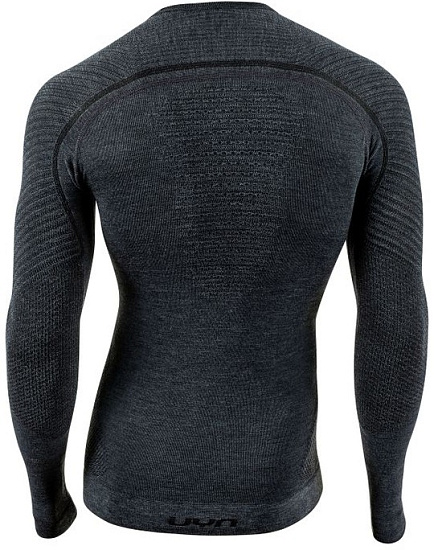 Лонгслив мужской UYN Fusyon Cashmere Uw Grey Rock/Black - Фото 2 большая