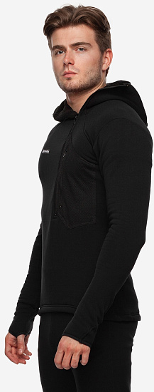 Лонгслив мужской Bask Explorer Hood V2 Черный - Фото 3 большая