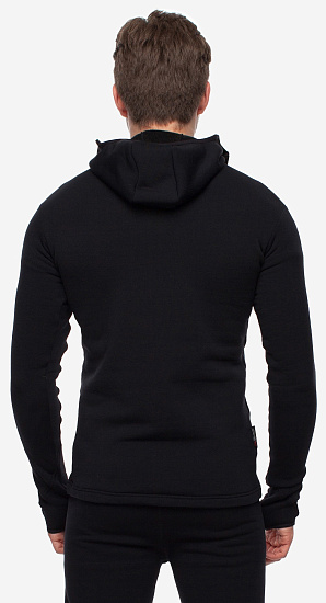 Лонгслив мужской Bask Explorer Hood V2 Черный - Фото 4 большая