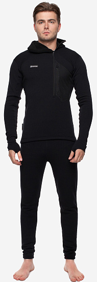 Лонгслив мужской Bask Explorer Hood V2 Черный - Фото 6 большая