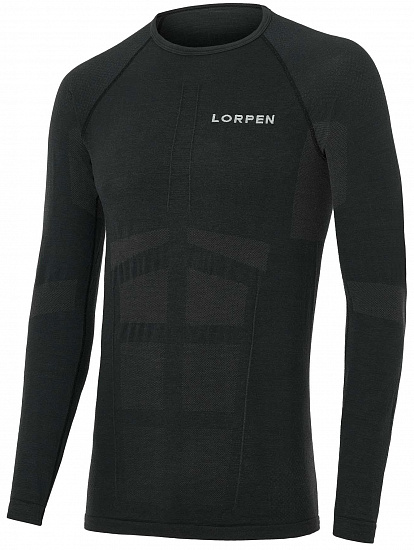 Лонгслив мужской Lorpen Taku Dark Grey - Фото 1 большая