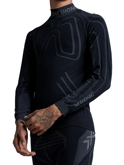 Лонгслив мужской X-Bionic Heatloop X Black - Фото 6 большая