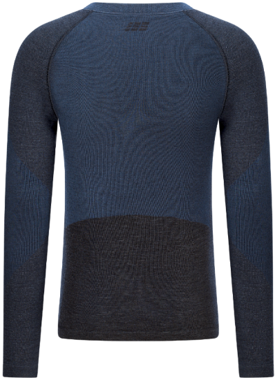 Лонгслив мужской CEP C855MM Ski Merino Base Layer 2.0 Black - Фото 2 большая