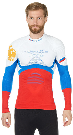 Лонгслив мужской X-Bionic Energy Accumulator 4.0 Patriot Turtle Neck Russia - Фото 2 большая