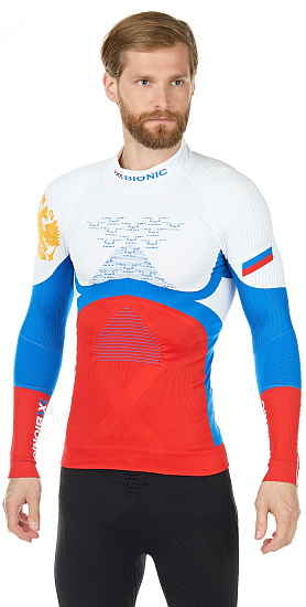 Лонгслив мужской X-Bionic Energy Accumulator 4.0 Patriot Turtle Neck Russia - Фото 3 большая
