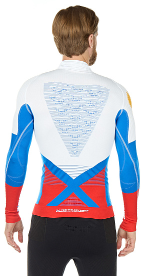 Лонгслив мужской X-Bionic Energy Accumulator 4.0 Patriot Turtle Neck Russia - Фото 4 большая