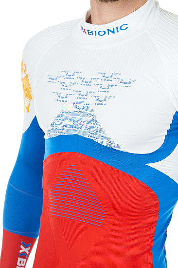 Лонгслив мужской X-Bionic Energy Accumulator 4.0 Patriot Turtle Neck Russia - Фото 6 большая