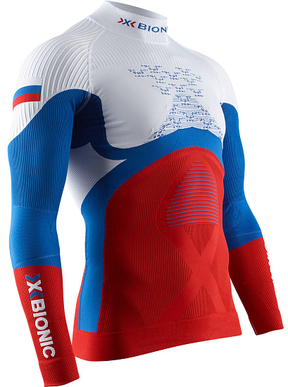 Лонгслив мужской X-Bionic Energy Accumulator 4.0 Patriot Turtle Neck Russia - Фото 1 большая