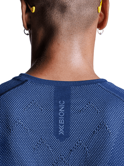 Лонгслив мужской X-Bionic Xceed Run Marine/Slate Blue - Фото 6 большая