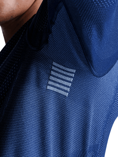 Лонгслив мужской X-Bionic Xceed Run Marine/Slate Blue - Фото 8 большая